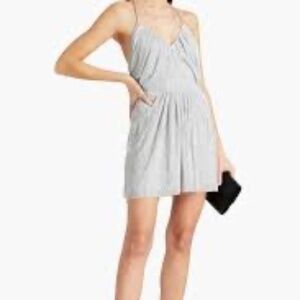IRO Louxor mini dress in silver